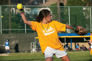 Girls softball photo